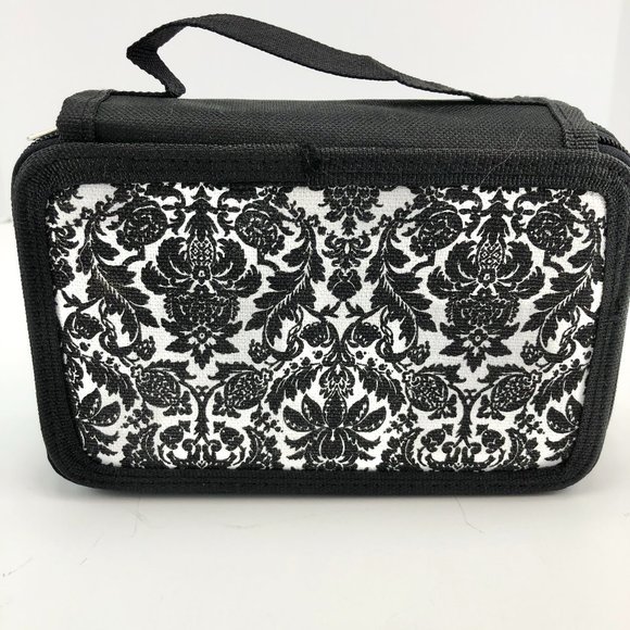 Other - Black Pencil/Marker High Capacity Zipper Case EUC